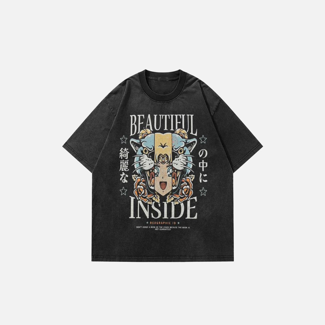 T-shirt à imprimé graphique Inner Roar