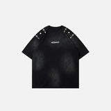 T-shirt vintage ample punk délavé
