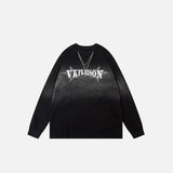 Y2Kチェーン グラデーションスウェット