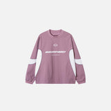 Futuristic Graphic Patchwork Sweatshirt