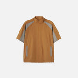 Chemise à manches courtes à rayures