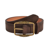 Y2K Washed PU Brown Belt