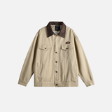Retro Vintage Denim Baseball Jacket