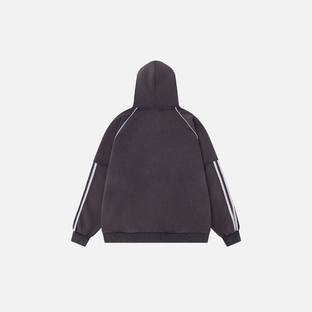Y2K Vintage Star Embroidered Hooded Sweatshirt
