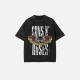ガンズ・アンド・ローゼズ ダメージウォッシュTシャツ