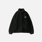 Flauschige Fleecejacke