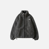 Flauschige Fleecejacke