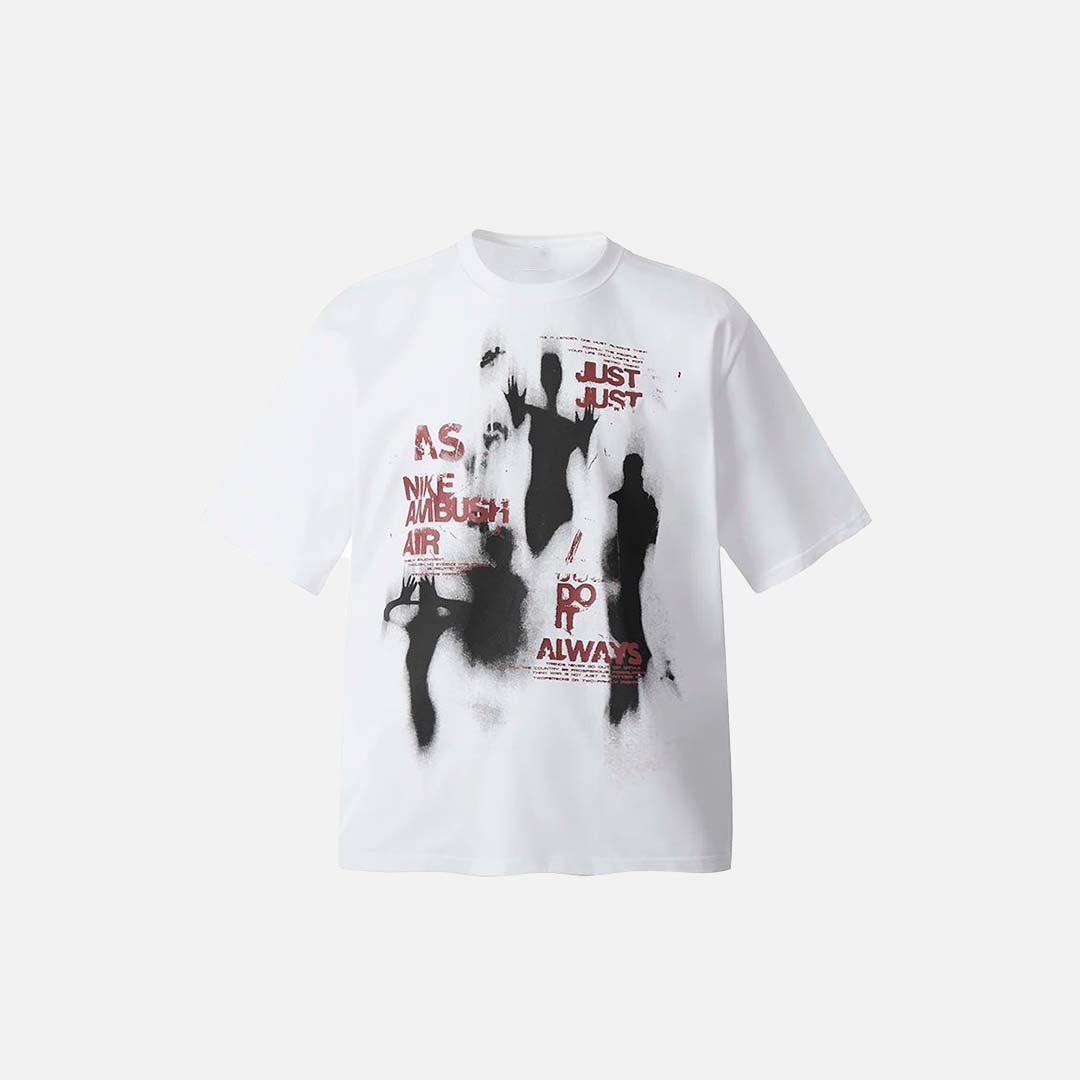 T-shirt oversize à motif fantômes