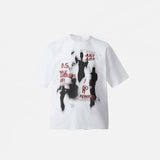 T-shirt oversize à motif fantômes