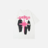 Sternenschatten-Grafik-T-Shirt