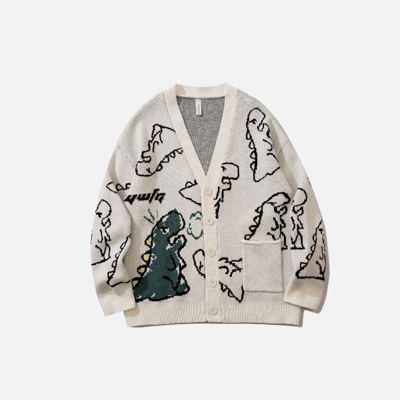 Niedlicher Dinosaurier-Cardigan