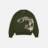 Retro-Punk-Strickpullover
