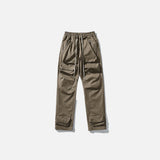 Pantalon cargo à cordon long