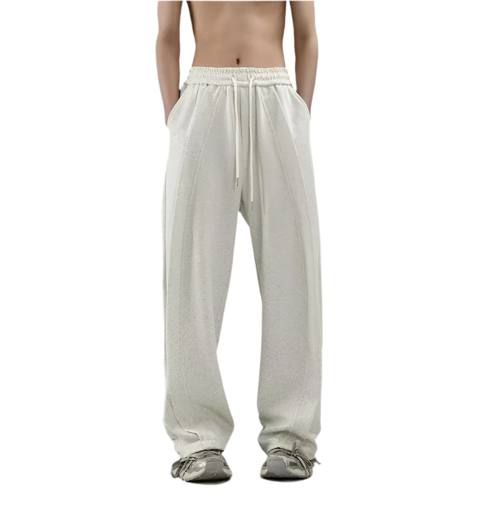 Loose Fit Pleated Sweatpants