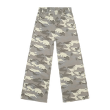 Vintage Wash Wide-Leg Jeans