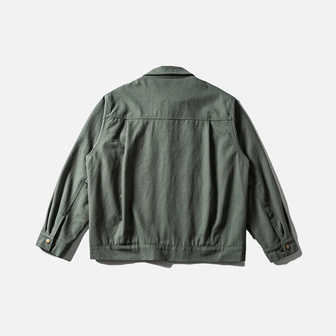 Veste de moto vintage ample et décontractée d'automne