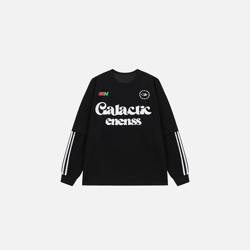 Galactic Threads Doppellagiges T-Shirt