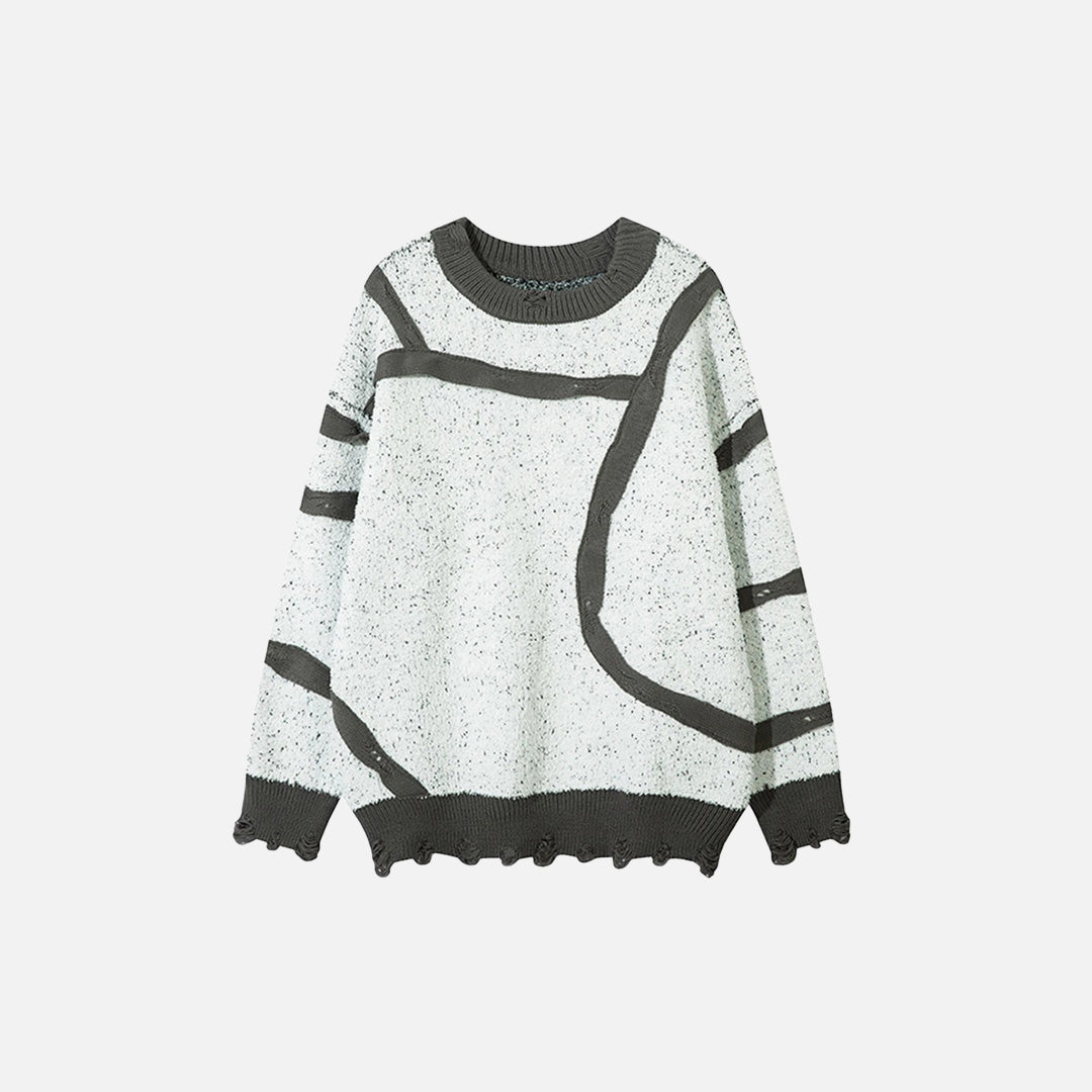 Y2K Cosmic Threads Sweater