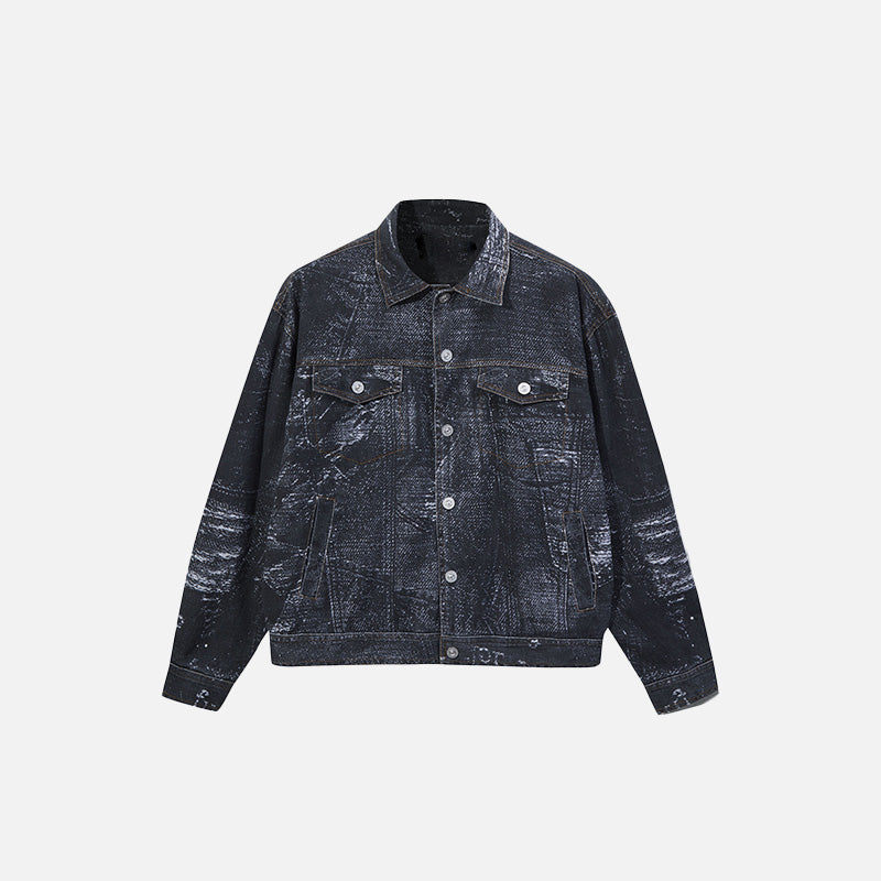 Oversized Loose Washed Denim Jacket