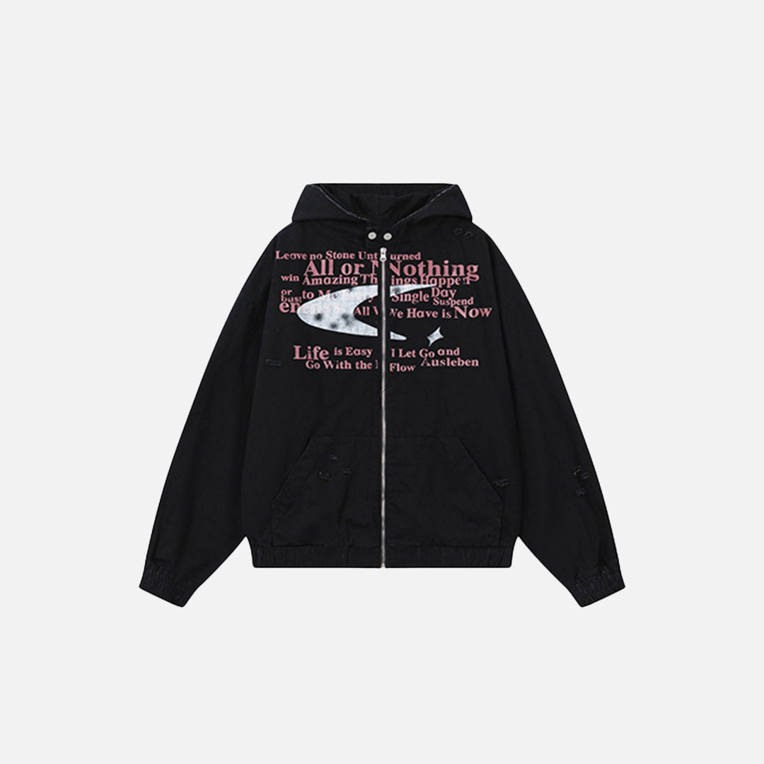 The All Or Nothing Zip-up Hoodie