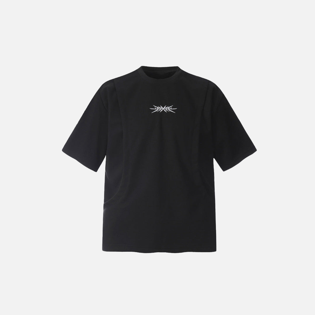 Casual Round Neck Stitched T-Shirt