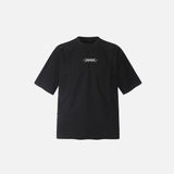 Lässiges T-Shirt mit Rundhalsausschnitt und Ziernähten