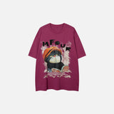 Cat In Glasses With a Beret T-shirt