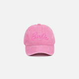 Barbie Embroidered Water Washed Cowboy Cap