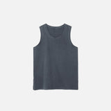 Unisex-T-Shirt mit Seitenschlitz, ärmellos