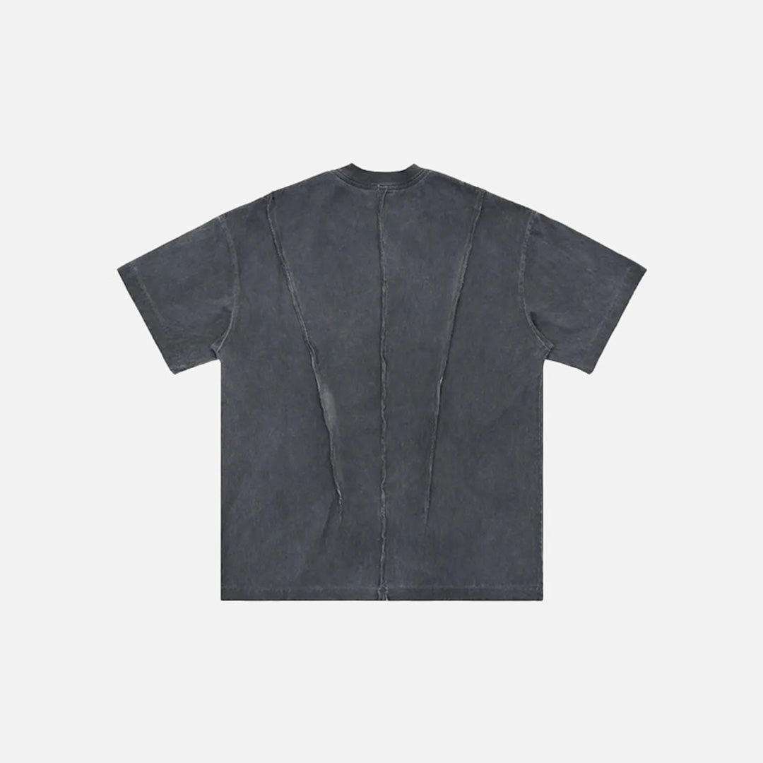 Y2K Retro Washed Embroidery T-Shirt