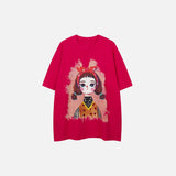 Y2K Whimsical Doll T-shirt