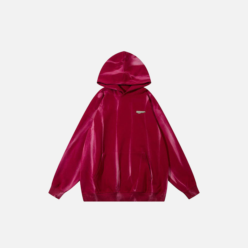 Solid Color Loose Hoodie