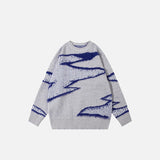 Strickpullover mit Farbblockmuster