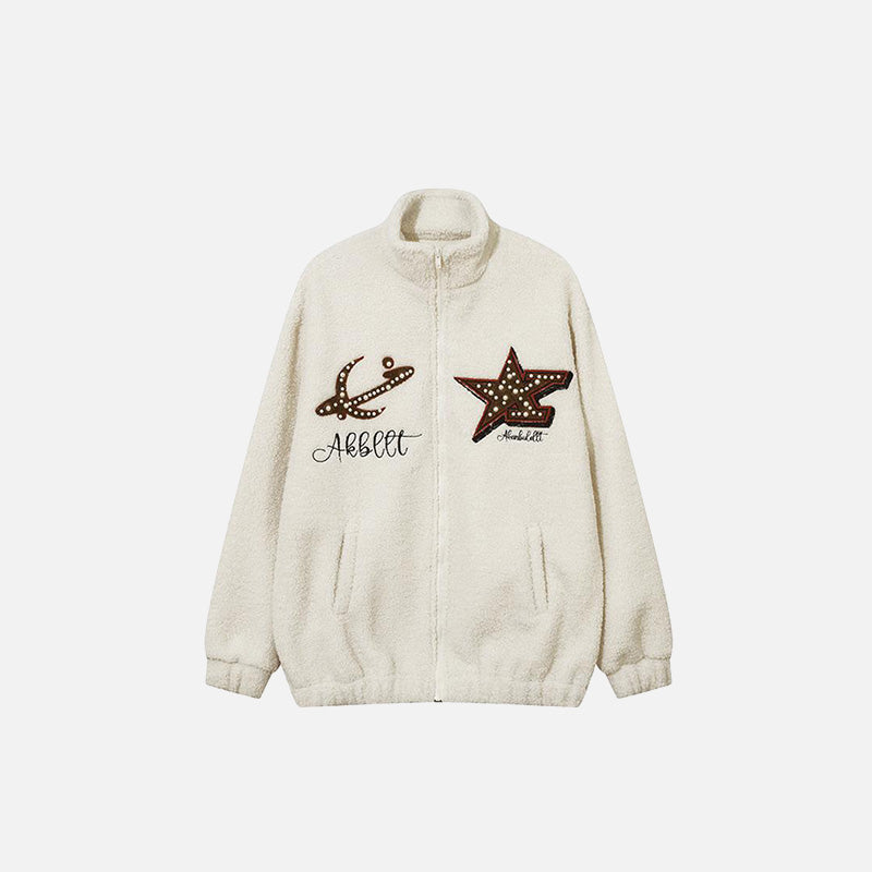 Winter Star Fleece Zip-up Jacket