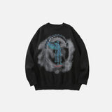Knitted Goth Angel Sweater