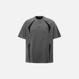 T-shirt patchwork brodé
