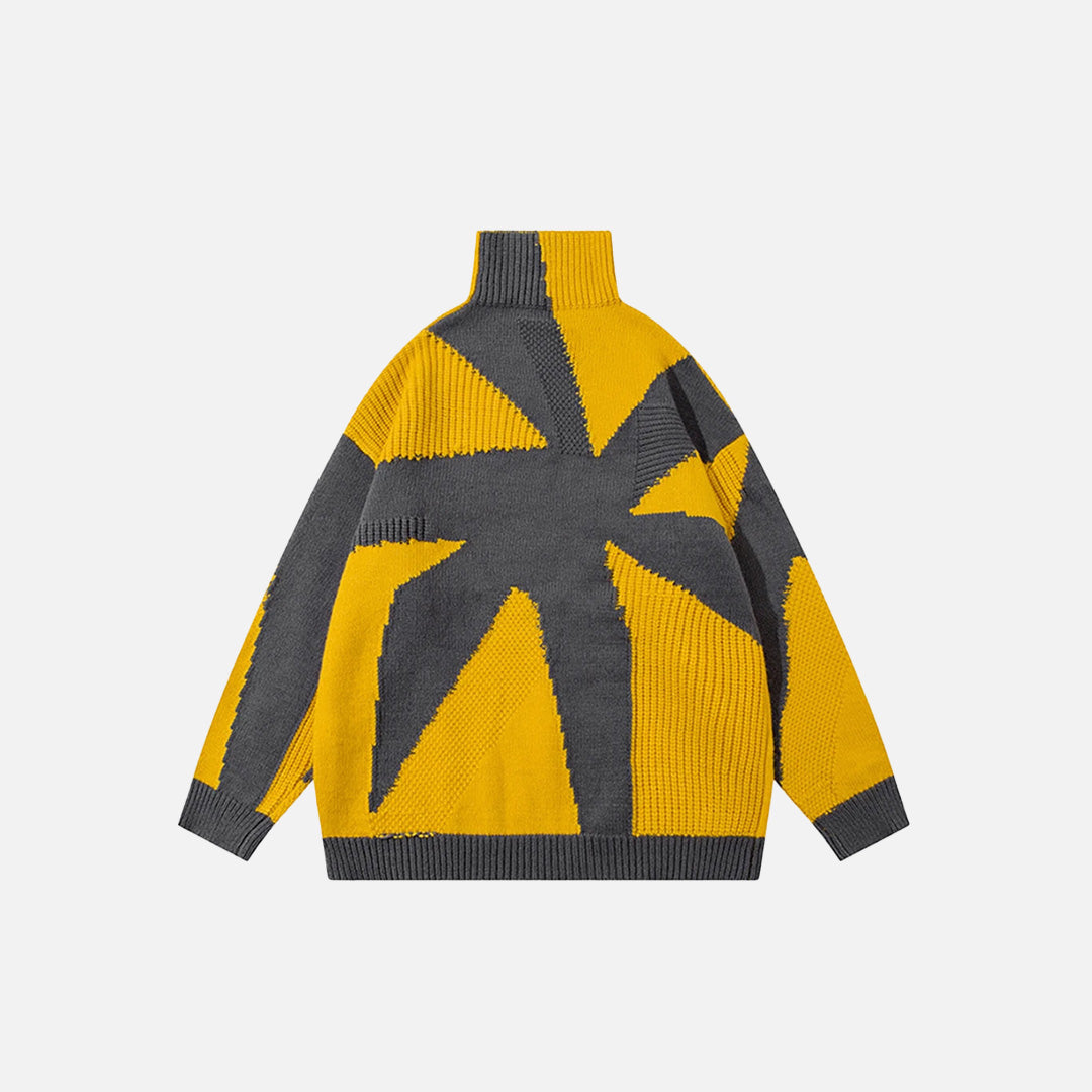 Y2K Fractal Burst Sweater