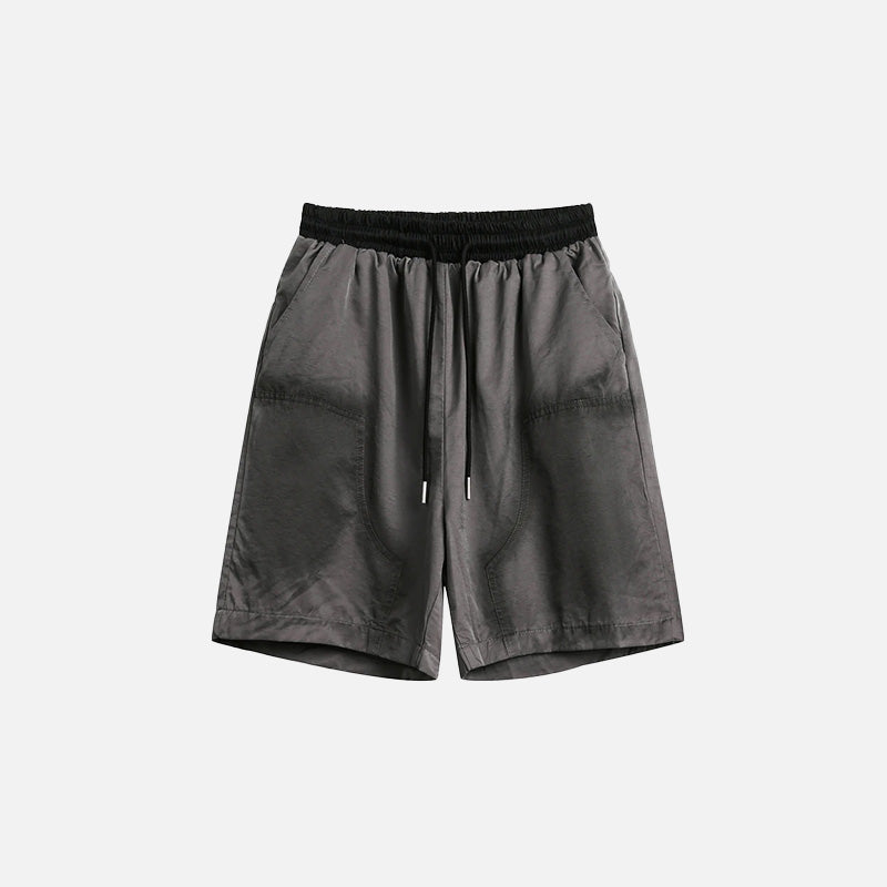 Oversized Washed Cargo Shorts