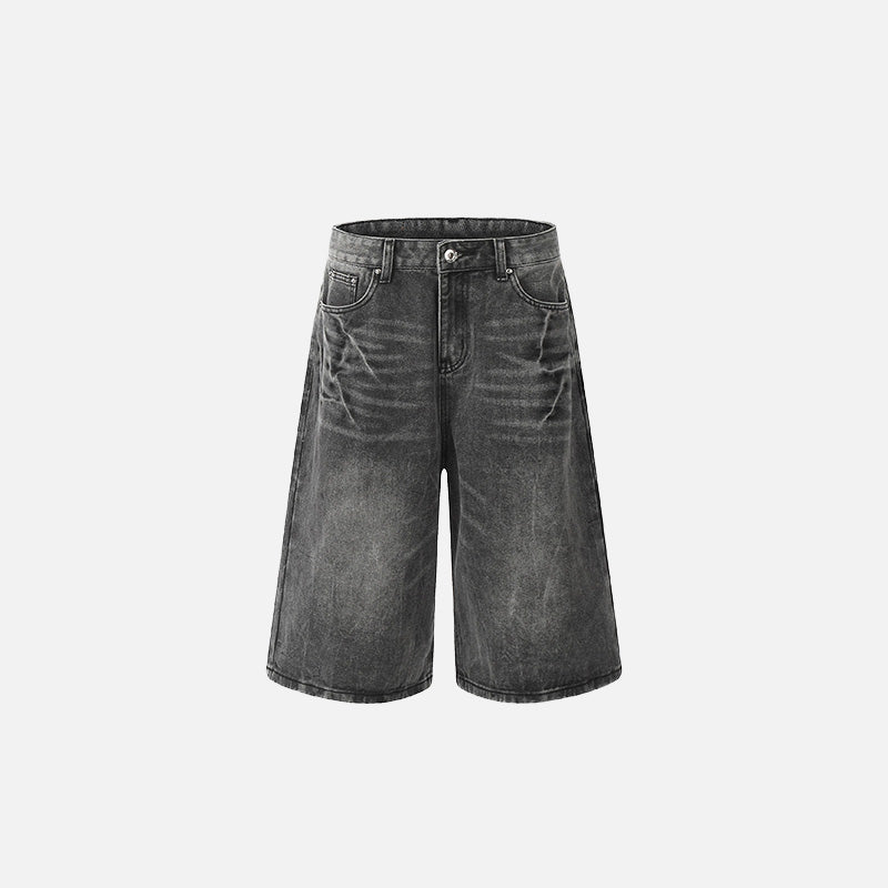 Y2k Solid Washed Jorts