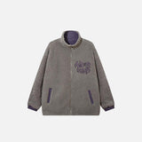 Fluffy Fleece Zip-up Jacket