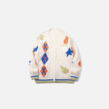 Geometric Star Knitted Sweater