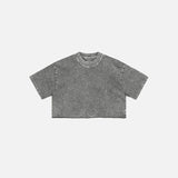 Women's Retro Washed Distressed T-shirt