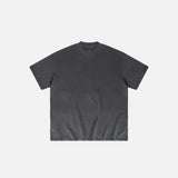 Retro-T-Shirt mit Seitenschlitzen, gewaschen