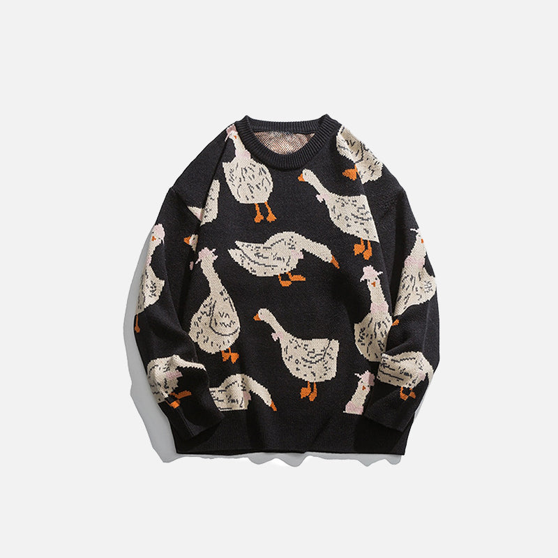 Strickpullover „Goose Party“