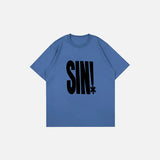 Women's Vintage Letter Print T-shirt