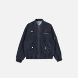 Y2k Washed Cowboy Zip-up Jacket