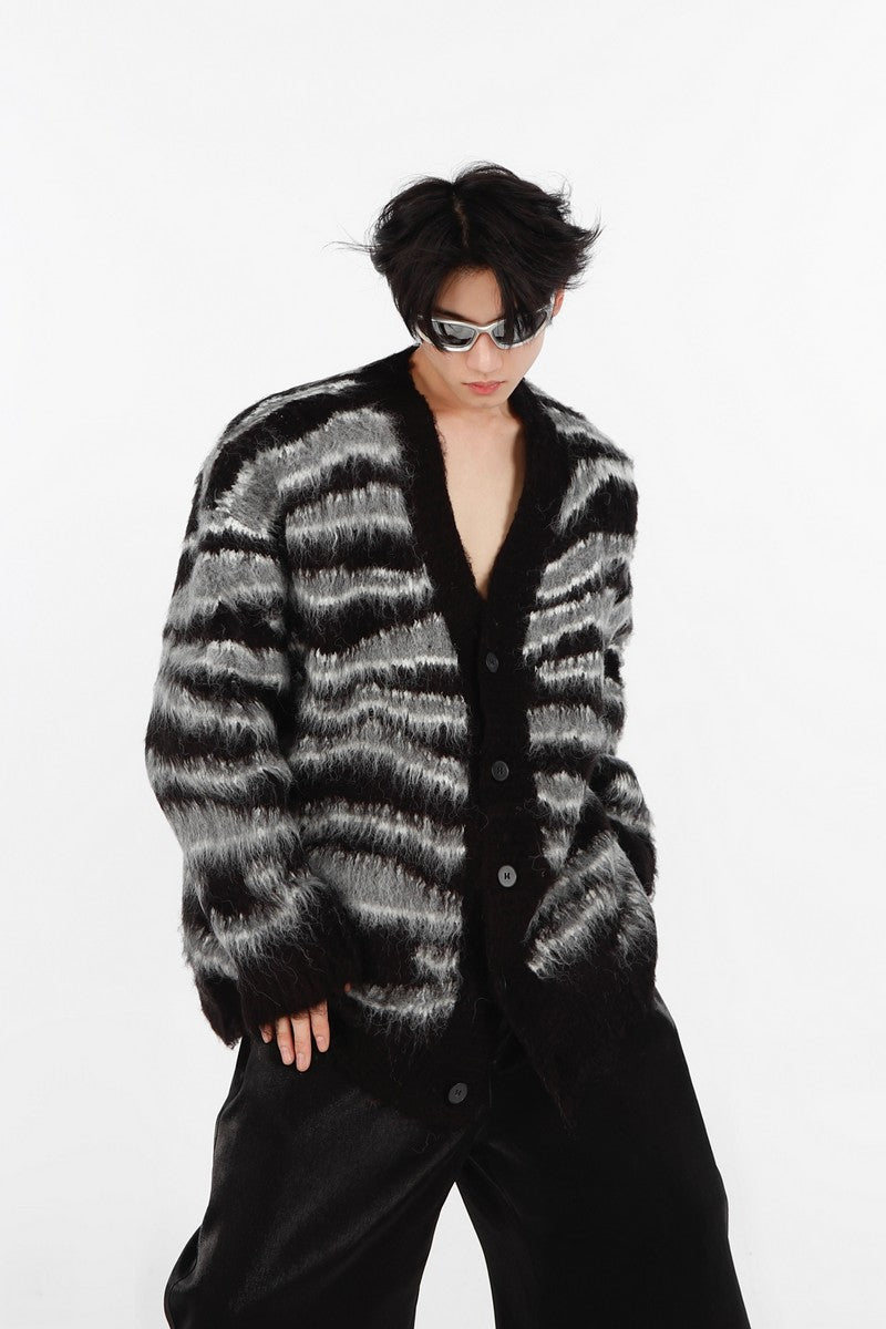 Strickcardigan aus Mohair 