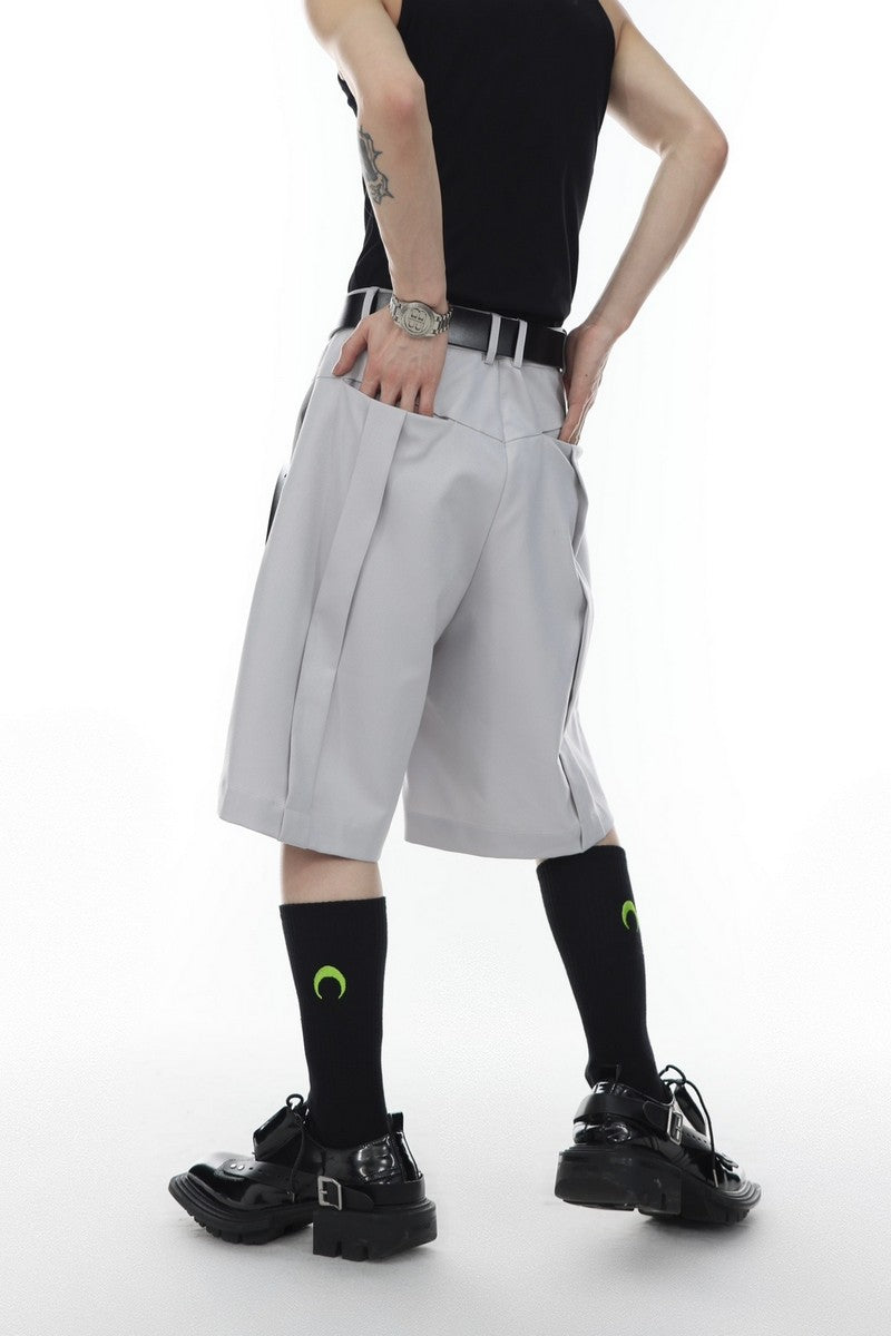 Gerade Anzugshorts 
