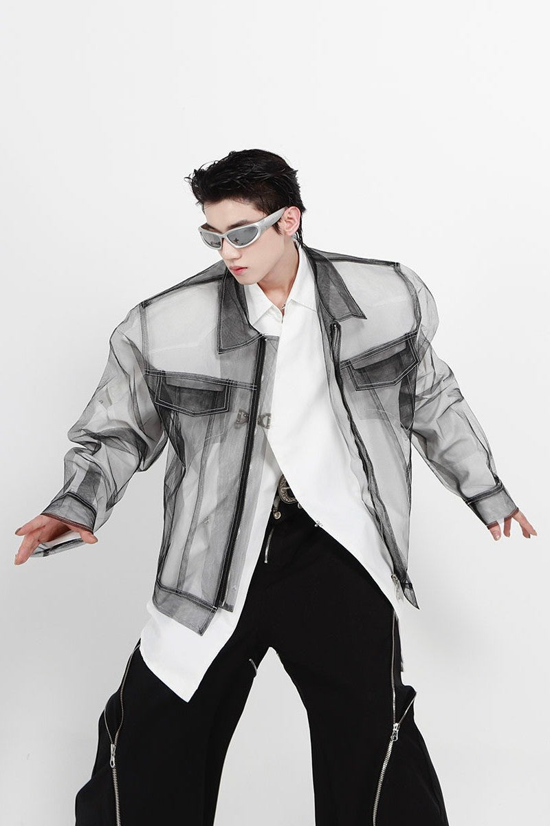 veste transparente 