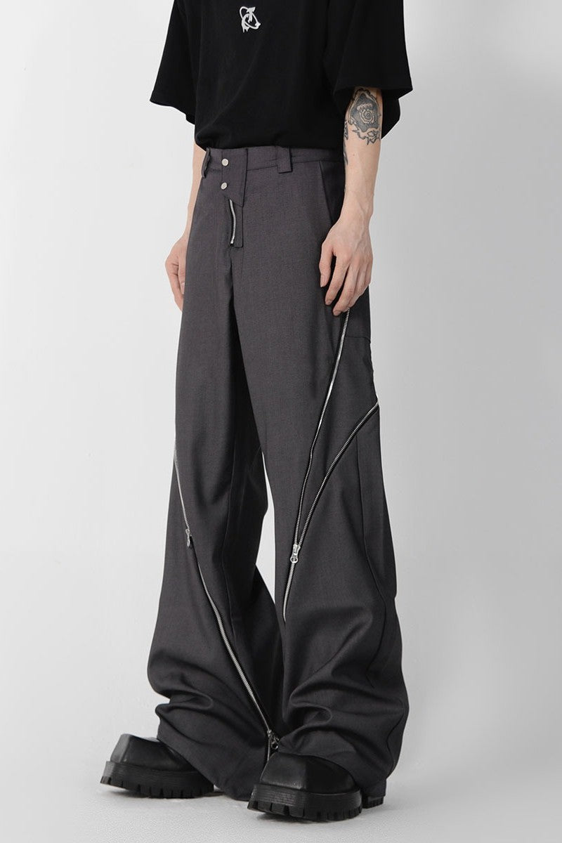 Hose mit Reißverschlussschlitz 